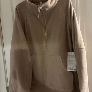 lululemon scuba fleece half zip new with tags